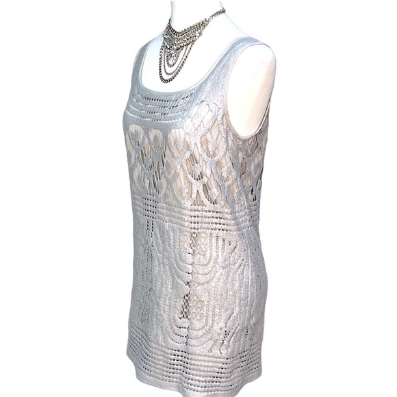 Lilly Pulitzer Arlington Silver Shift Dress - Picture 4 of 8